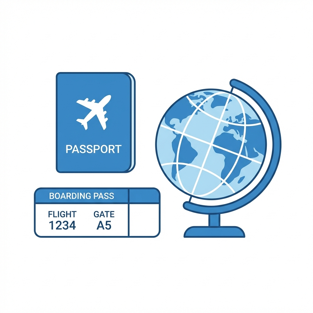 Travel Documents Illustration